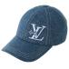 * Miura * Louis * Vuitton LOUIS VUITTON колпак *LVs mash Denim колпак шляпа M размер M7201M