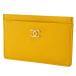 * Miura * Chanel CHANEL здесь Mark футляр для карточек кожа желтый 