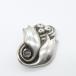 [ бесплатная доставка ] George Jensen Georg Jensen серебряный 925 брошь #100C тюльпан узор лунный камень * прекрасный товар *