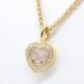 [ бесплатная доставка ] Chopard Chopard 750YG happy бриллиант Heart колье 3P moving diamond / раунд diamond 79/4502* Chopard .