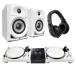 Pioneer DJ Pioneer PLX-500-W + DJM-250MK2( миксер ) + DM-40D-W( динамик ) + HDJ-X5-K( наушники ) DJ комплект 
