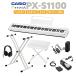 CASIO Casio electronic piano 88 keyboard PX-S1100 WE white headphone *X stand *X chair * dumper pedal set 