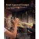 Eastar �C�[�X�^�[ ETR-380 Gold Standard Trumpet Bb �g�����y�b�g �S�[���h ��p�P�[�X/�N���[�j���O�L�b�g�t�� �֘A�摜5
