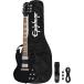 Epiphone Epiphone Power Players SG Dark Matter Ebony электрогитара темный mata- черное дерево 7/8 размер Mini гитара 
