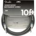 Fender крыло Ombr Instrument Cable 10' Silver Smoke защита примерно 3m