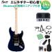 Squier by Fender Sonic Stratocaster HSS Maple Fingerboard Black Pickguard Midnight Blue электрогитара начинающий 14 позиций комплект Bluetooth установка Mini усилитель есть 