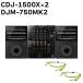 AlphaTheta Alpha si-taCDJ-1500X×2+ DJM-750MK2 комплект 