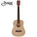 S.Yairi S Yairi YM-02E/NTL (Natural) Mini гитара электроакустическая гитара гитара натуральный мягкий чехол приложен 