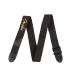Fender крыло BLACK POLYESTER LOGO STRAPS BK/Y ремешок 
