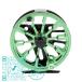  durability CNC processing aluminium alloy fly fishing reel left right hand possible to exchange all 2 size 3 color - green 5 6WF