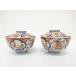ys7361118; старый Imari белый фарфор с синим рисунком красный . цветок Tang . крышка .2 покупатель .[ дорога ]
