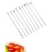 YFFSFDC закуска булавка коктейль булавка из нержавеющей стали фрукты палочка коктейль палочка балка tool [9 шт. комплект ]
