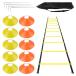  No-brand товар лестница &amp; цветные конусы комплект тренировка сопутствующие товары собственный . тренировка салон / уличный foot Work тренировка футбол наземный высокая мощность складной упаковочный пакет имеется 