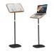 POLESTO чтение для книжка подставка 54cm-130cm подниматься и опускаться тип боковой стол регулировка угла металл структура подставка надежно устойчивый из дерева накладка имеется Note 