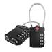 ZHEGE TSA блокировка юг столица таблеток wire lock путешествие 4 колонка dial тип пароль белый цифра открытый предупреждение индикатор имеется - багаж, чемодан 