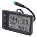 Walfront электромобиль S866 LCD дисплей измерительный прибор 24V 36V 48V пульт управления водонепроницаемый штекер имеется LCDtisp