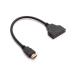 [ сменный товар ] HDMI дистрибьютор 1 ввод 2 мощность позолоченный терминал HDMI1.4 разделение машина 1080P/3D соответствует источник питания не необходимо PS5/PS4/Xbox/PC/ телевизор /