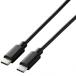 YAZAWA(���U���R�[�|���[�V����) PD100W�Ή��P�[�u�� 1m Type-C PDC010BK