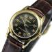 腕時計 レディース腕時計 カシオ CASIO クオーツ レディース 腕時計 LTP-V001GL-1B ブラック ブラック ステンレス(ケース) レザー(ベルト)