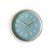  wooden. needle . bending tree. temperature ... exist wall clock blue green L diameter 31cm fine quality feeling exist simple . frame life style . matching . liking . place .