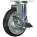  Hammer литейщик (Hammer Caster) легкий литейщик поворот тип резина колесо 150mm стопор есть 4132S-1R150