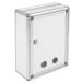 Aoakua ���t��BOX A4�p���Ή� ���唠 ���[�� ������ �A���P�[�g�{�b�N�X �� �������� �V���o�[�z���C�g W26cm
