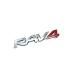 Grazio&amp;Co. 50RAV4 4 relief эмблема рубин красный RED