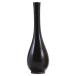  цветок месяц обжиг в печи (Kagetsugama) ваза для цветов чёрный размер : диаметр 8x высота 25cm цветок входить журавль черепаха один колесо чёрный 