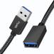 USB удлинение кабель 1m Popolier [USB3.1 Gen 1] 5Gbps высокая скорость данные пересылка USB A( мужской )-A( женский ) USB удлинение ko-