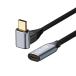 USB Type C удлинение кабель L знак 3m Popolier[PD 100W/5A внезапный скорость зарядка ]USB 3.1 Gen2(10Gbps) высокая скорость данные 