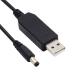 NFHK ֥ 100cm USB 2.0 Type-A DC5V to DC12V 5.5x2.1mm 5.5x2.5mm Voltage Ri