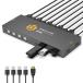 4K KVM переключатель HDMI, полный USB3.0 порт,4 шт.. PC компьютер .1 шт.. монитор . вместе иметь,KVM 4 ввод переключатель,4K@60Hz соответствует, dry 