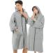 [.reluxed U] тонкий легкий компактная модель Surf пончо sauna пончо . надеты изменение пончо полотенце пончо 