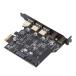 PCI-E из USB 3.2 Gen 1 карта,USB 3.2 PCI-E повышение карта,5Gbps 3xUSB A 2xUSB C 5 порт PCI