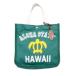 [Kahiko]. хорошо вышивка Hawaiian Mini большая сумка GREEN 42VP2303