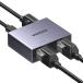 UGREEN LAN���z�� RJ45 1000Mbps 1����2�o�� �M�K�r�b�g�Ή� LAN�ؑ֊� �A���~�j�E���� Cat6/Cat7/Cat8