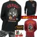 VANSON футболка long T Vanson длинный рукав Tom . Jerry Classic / шлем сотрудничество TOM &amp; JERRY мужской TJV-2602 вышивка ne балка ma Индия 