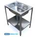  free shipping ( Okinawa * excepting remote island )36855 made of stainless steel simple sink ASN-600 ( blue goat corporation ) Manufacturers direct delivery goods cash on delivery / including in a package un- possible 