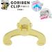  книжка зажим goli. зажим GORIBEN CLIP желтый GB-5555-50 Yse регулирование sedia