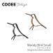 Cooee Design Koo i- design Woody Bird Small woody bird S Eddie Gustafsson Eddie *g start fson Northern Europe interior objet d'art 