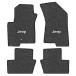 Lloyd Mats Heavy Duty Carpeted Floor Mats for Jeep Patriot 2009-2010 Black, 4PC - 'Jeep' Logo