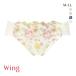  Wacoal Wing KB2722 задний . красивый bla шорты M L LL хлопок . высокий нога 25SS Wacoal Wing KF2322 большой размер 