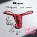  чай M коллекция TM collection×Gravevault×SHIROHATO Triple сотрудничество Flamingo - gi нет sharp T-back 