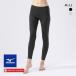  Mizuno breath Thermo тонкий forDaily длинный трико M*L*LL леггинсы женский теплый внутренний низ дезодорация повышение температуры холодозащитный температура . теплоизоляция 