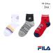  filler Kids короткий носки 3 пар комплект женщина . девушки носки Junior FILA