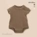  Anne pa Sand Ampersand baby простой ребра корпус костюм короткий рукав 