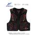 X'SELL( Excel ) sweetfish the best ( fishing vest * fishing supplies )( sweetfish fishing ) black × red L size (FP-5180)-