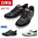  Edwin мужской спортивные туфли обувь EDW-7291 черный белый / темно-синий . скользить подошва легкий подошва широкий shu........ ходить на работу посещение школы casual 