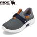 moz Швеция MOZ sweden 4220 мужской туфли без застежки пятка ....2WAY толчок задний амортизирующие свойства низкая упругость серый . покупка SALE
