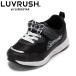  Kids спортивные туфли девочка спортивная обувь посещение школы физическая подготовка la brush LUVRUSHbai super Star ребенок обувь лента текстильная застёжка 2E черный LV1206